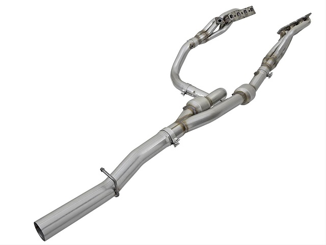 aFe Twisted Stainless Steel Header System 2014-18 Dodge Ram 6.4L - Click Image to Close